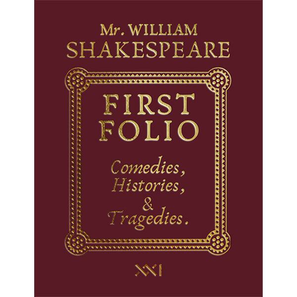 William Shakespeare — First Folio_book_600x600 William Shakespeare — First Folio_book_600x600
